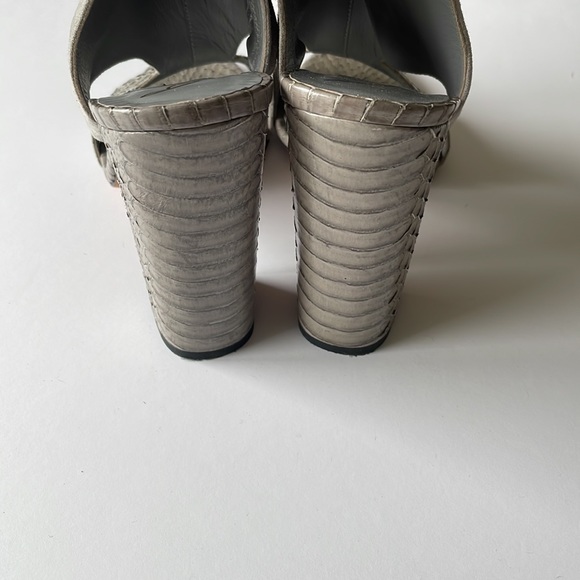 Snakeskin BRIAN ATWOOD Biella Heels, size 9 - Picture 5 of 9